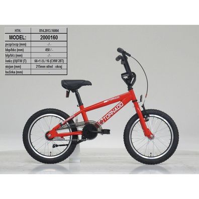 BMX-Rad Royal-Bugatti Tornado 16 Zoll - Rot