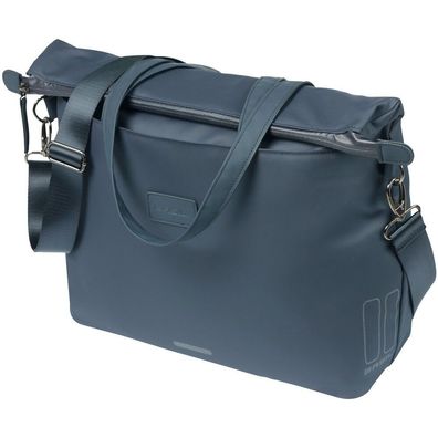 Laptop-Fahrradtasche Basil Manhattan 12 Liter 12 x 38 x 30 cm - Marineblau
