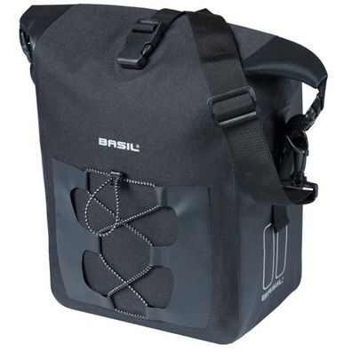 Einzeltasche Basil Navigator Waterproof M MIK 12-15L 17 x 28 x 34 cm - schwarz