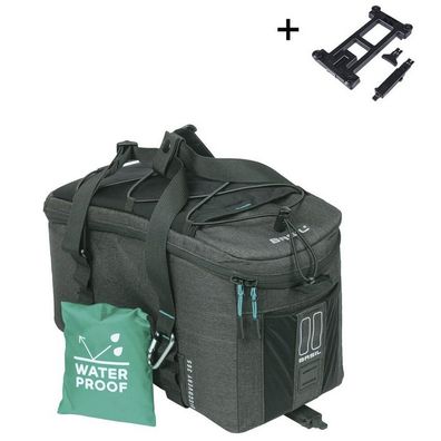Gepäckträgertasche Basil Discovery 365D MIK 9 Liter 34 x 16 x 18 cm - schwarz