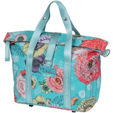 Fahrradtasche Basil Bloom Field KF-hook MIK 11 Liter 29 x 15 x 28 cm - sky blue