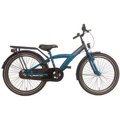 Kinderfahrrad Kyoso X-Rider 24 Zoll Nexus-3 mit Rücktrittbremse - dunkelblau/aqua