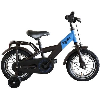 Kinderfahrrad Kyoso X-Rider 12 Zoll mit Rücktrittbremse - Braun/Blau