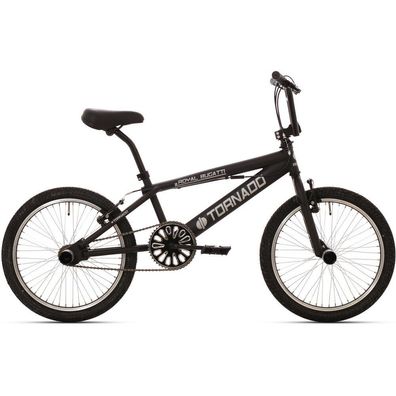BMX-Rad Royal-Bugatti Tornado Freestyle 20 Zoll - Mattschwarz
