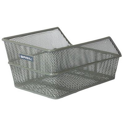 Fahrradkorb für Hinten Basil Cento S mit Festmontage 31 x 21 x 9 cm - Olivgrün