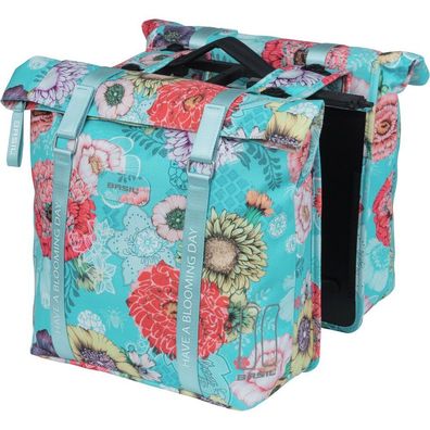 Doppelpacktasche Basil Bloom Field Double MIK 35 Liter 30 x 15 x 33 cm - sky blue