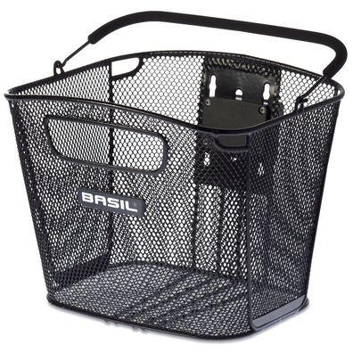 Fahrradkorb für vorne Basil Bold Front KF 28 x 34 x 27 cm - Schwarz