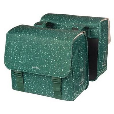 Doppelte Fahrradtasche Basil Flair 35 Liter - Grün