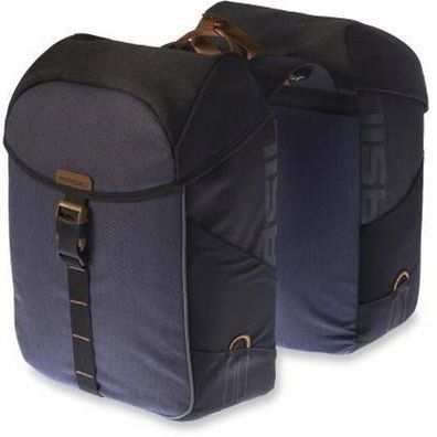 Doppelpacktasche Basil Miles Double Bag 34 liter 34 x 19 x 43 cm - Schwarz/Grau