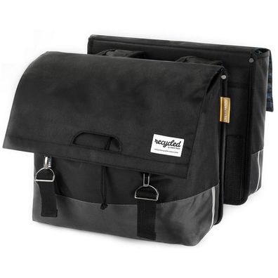 Recycelte Doppelpacktasche Urban Proof 55 Liter - Schwarz/Grau