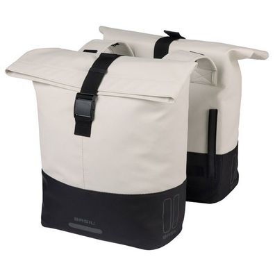 Doppelpacktasche Basil Cove 28-32L 14 x 29 x 36 cm - weiß/schwarz