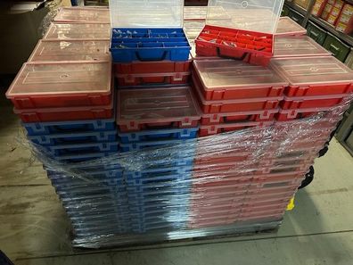 Schrauben und Dübel Sortimente im Koffer, Palette 30