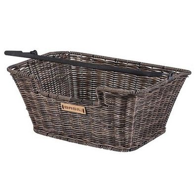 Fahrradkorb Basil Capri Rattan Look 42 x 32 x 20 cm - Nature Brown