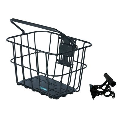 Fahrradkorb Around ACE VR Abnehmbar inkl. Lenkerhalterung - Schwarz