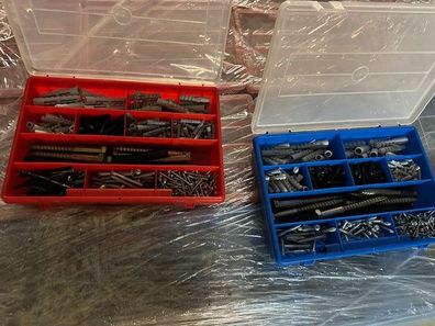Schrauben und Dübel Sortimente im Koffer, Palette 29