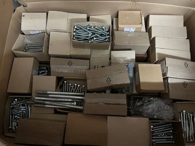 Sechskantschrauben DIN 931 + 933 verzinkt M12 - M36, Palette 26