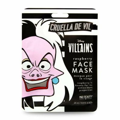 Gesichtsmaske Mad Beauty Disney Villains Cruella Himbeere (25ml)
