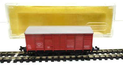 Spur N Minitrix 13514 Bauzugwagen Feuerlöschwagen DB EVP (6222k)