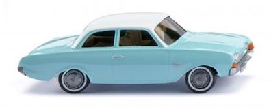 Wiking 020003 Ford 17M - lichtgrün mit weißem Dach Spur H0 1:87
