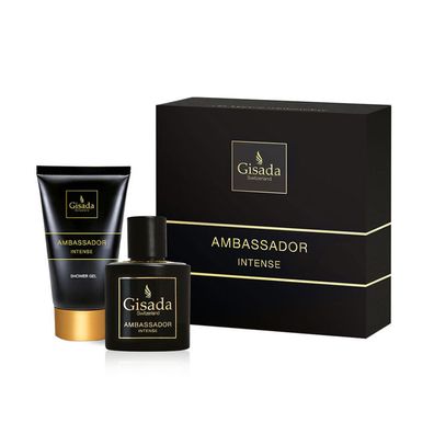 Gisada Ambassador Intense Gift Set 50ml EDP + 100ml Shower Gel