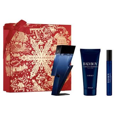 Carolina Herrera Bad Boy Elektro-Etui, Kobaltblau, 100 ml, inkl. Geschenk