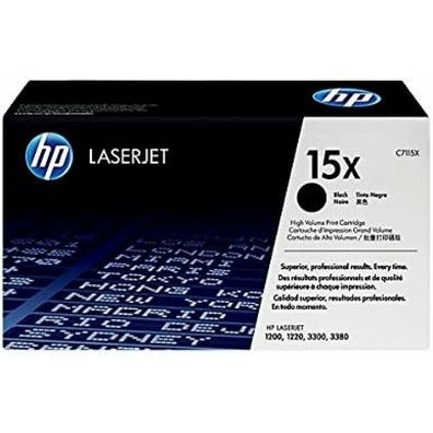 HP HP Cartridge No 15X HP15X HP 15X Black Schwarz (C7115X)
