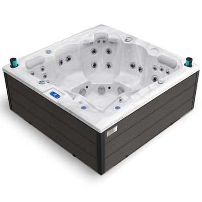 Canadian Spa Int. Montreal Whirlpool White Marble 5 Personen 216×216×92 cm