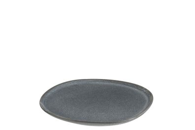 Teller Louise Keramik, Grau
