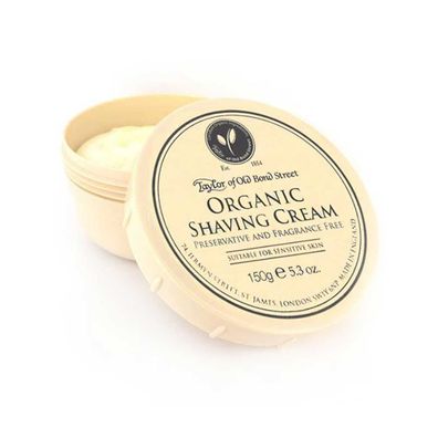 Taylor of Old Bond Street Organic Bio Rasiercreme Tiegel 150 g
