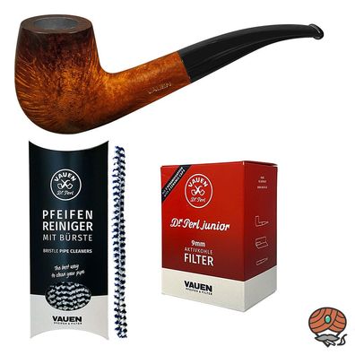 VAUEN Pfeife Vintage 1072, braun, glatt, 9mm Filter - Angebot mit Zubehör