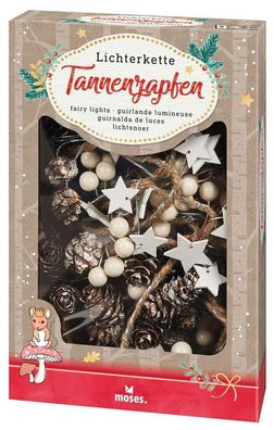 moses. 16658 - Lichterkette Tannenzapfen - Weihnachten Advent, Lichter,
