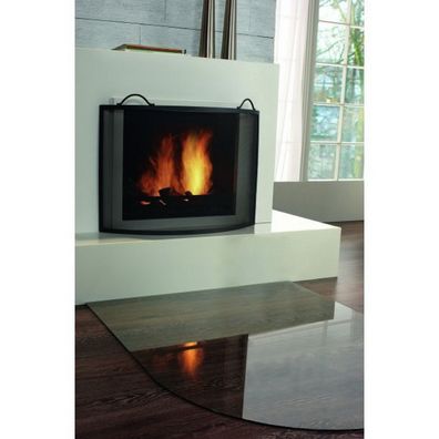 KaminoFlam Funkenschutzgitter Kaminschutz Eisen 81,5 x 61,5 cm 337112