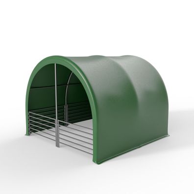 Weidezelt 4x4m PVC 750g/m2