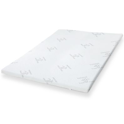 The White Stone Topper Latex | Ergonomischer Matratzen-Topper | Weiche Vliesfüllung |