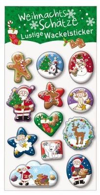 Sticker, Weihnachtsschätze, moses, Dekoration, Weihnachtsdekoration 17488
