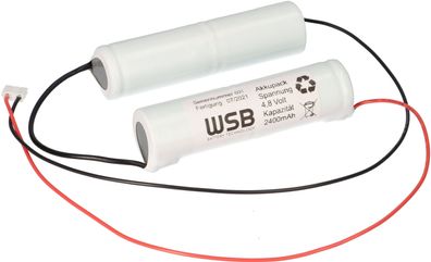 Notleuchten-Akku 4,8V 2500mAh NiMH für EB-Leuchten 8W 3h NLxxx833