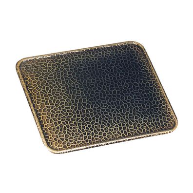 KaminoFlam Bodenblech altmessing 50 x 60 cm Bodenschutz Kamin-Funkenschutz