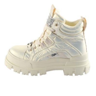 Buffalo Aspha Nc Mid - Weiß Kunstleder