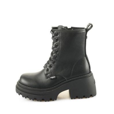 Buffalo Braver Lace Up - Schwarz Kunstleder