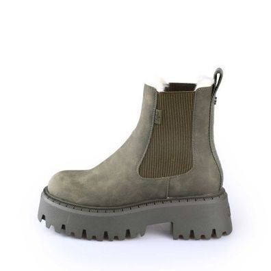 Buffalo Aspen Chelsea Warm - Khaki Kunstleder