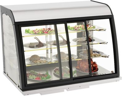 Einbauwärmevitrine 140L Schiebetüren
