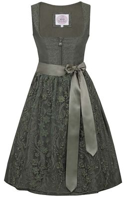Dirndl Arberg 65cm Länge oliv - Größe: 40