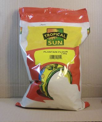 Plantain Flour/Bananenmehl 1500gr glutenfrei, von Tropical Sun aus Jamaika