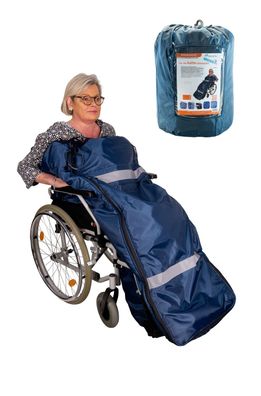 MPB Schlupfsack für Rollstuhl Fußsack Beindecke Wickeldecke Rollstuhl Decke