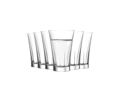 LAV Truva Trinkgläser - 6-teiliges Gläserset im modernen Design (100 ml)