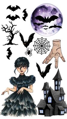 Wednesday Essbar Familie Adams Tortenaufleger Torte Geburstag Zuckermasse + NAME