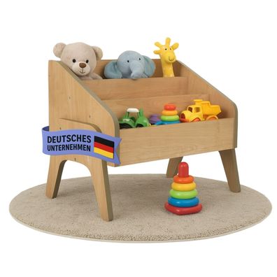 Mein-Regal Bücherbox MILL 55x35x45 cm Bücherregal 3 Fächer