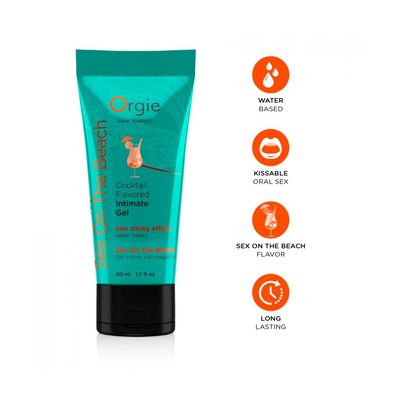 ORGIE Lube Tube Cocktail Sex on the Beach 50ml