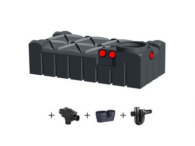 Aktions Flachtank Haus 1500 Liter - 5000 Liter, Regenwasser, Zisterne