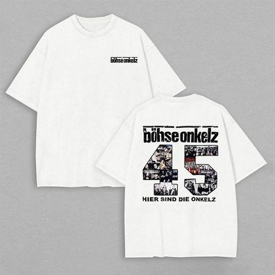 Böhse Onkelz 45 Jahre Merch | „Hier sind die Onkelz“ - T-Shirt, Hoodie & Sweatshirt